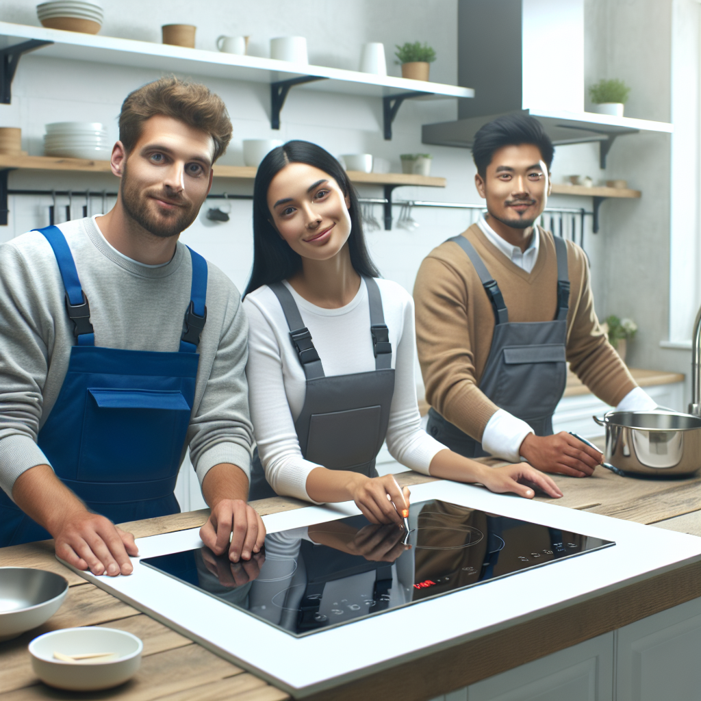 Induktionskochplatten Installation